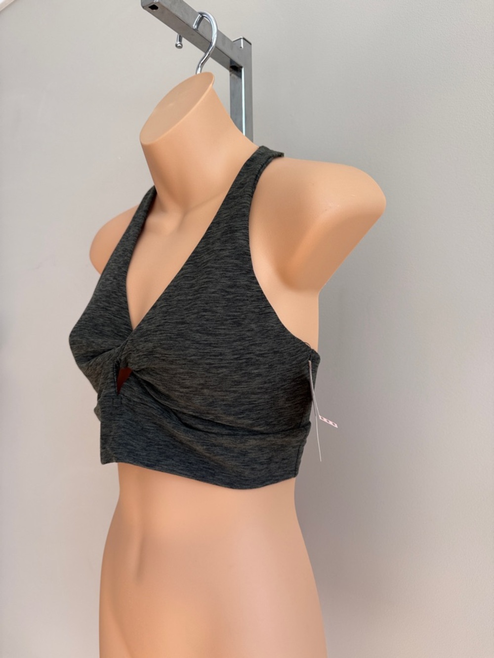 Victoria's Secret Dark Green Twist-Front Sports Bralette, BNWT Size M - Picture 3 of 11